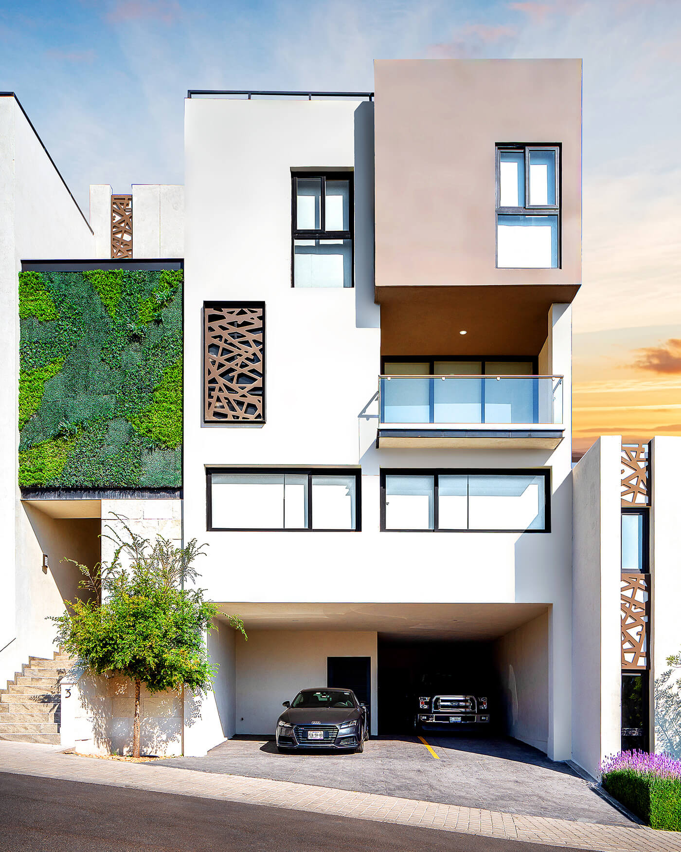 mcompany fachada en luks townhouses